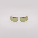 #couleur_Argent Brillant et Havane - Verres jaune-vert