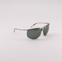 #couleur_Gun Foncé Mat et Havane - Pont Titane - Verres verts