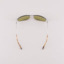 #couleur_Argent Brillant et Havane - Verres jaune-vert