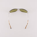 #couleur_Argent Brillant et Havane - Verres jaune-vert