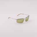 #couleur_Argent Brillant et Havane - Verres jaune-vert
